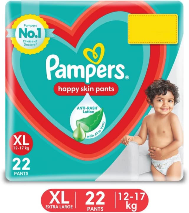 Pampers Happy Skin Pants XL