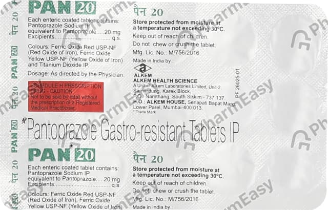 PAN 20 Tablet