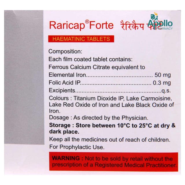 Raricap Forte Tablet