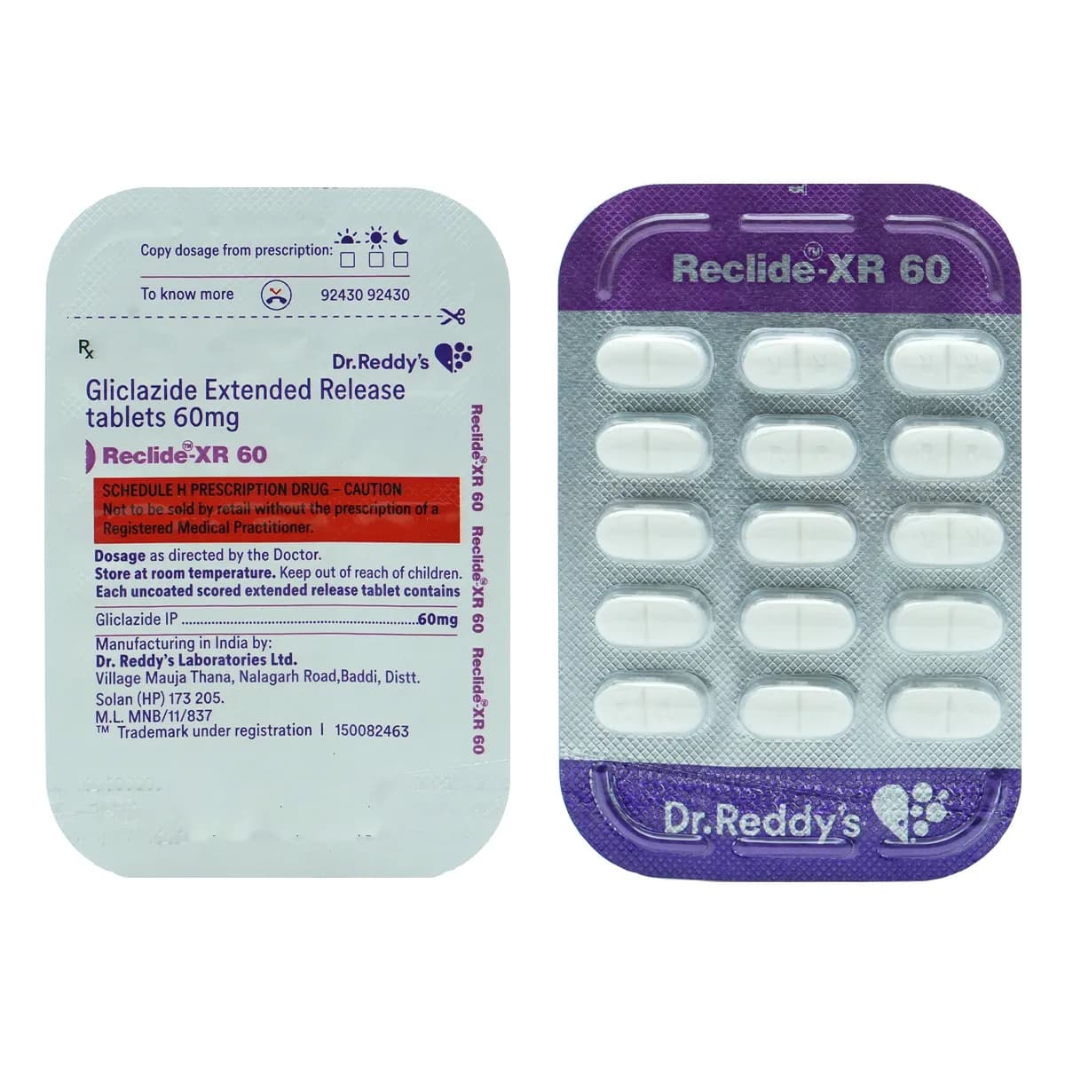 Reclide XR 60 Tablet