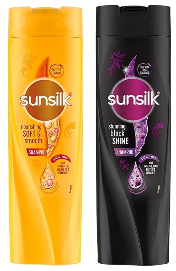 Sunsilk Stunning Black Shine Shampoo With Activ-Mix