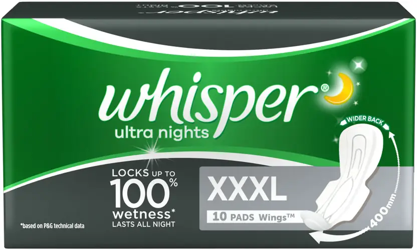 Whisper Ultra Night Sanitary Pads Xxxl