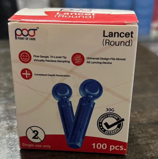 POC BLOOD LANCET FLAT
