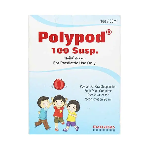 POLYPOD 100MG DRY SYP