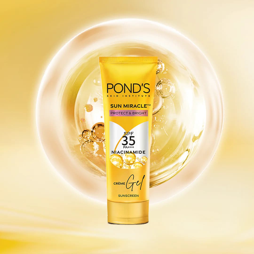 Ponds Sun Miracle Protect & Bright Creme Gel Sunscreen SPF 35