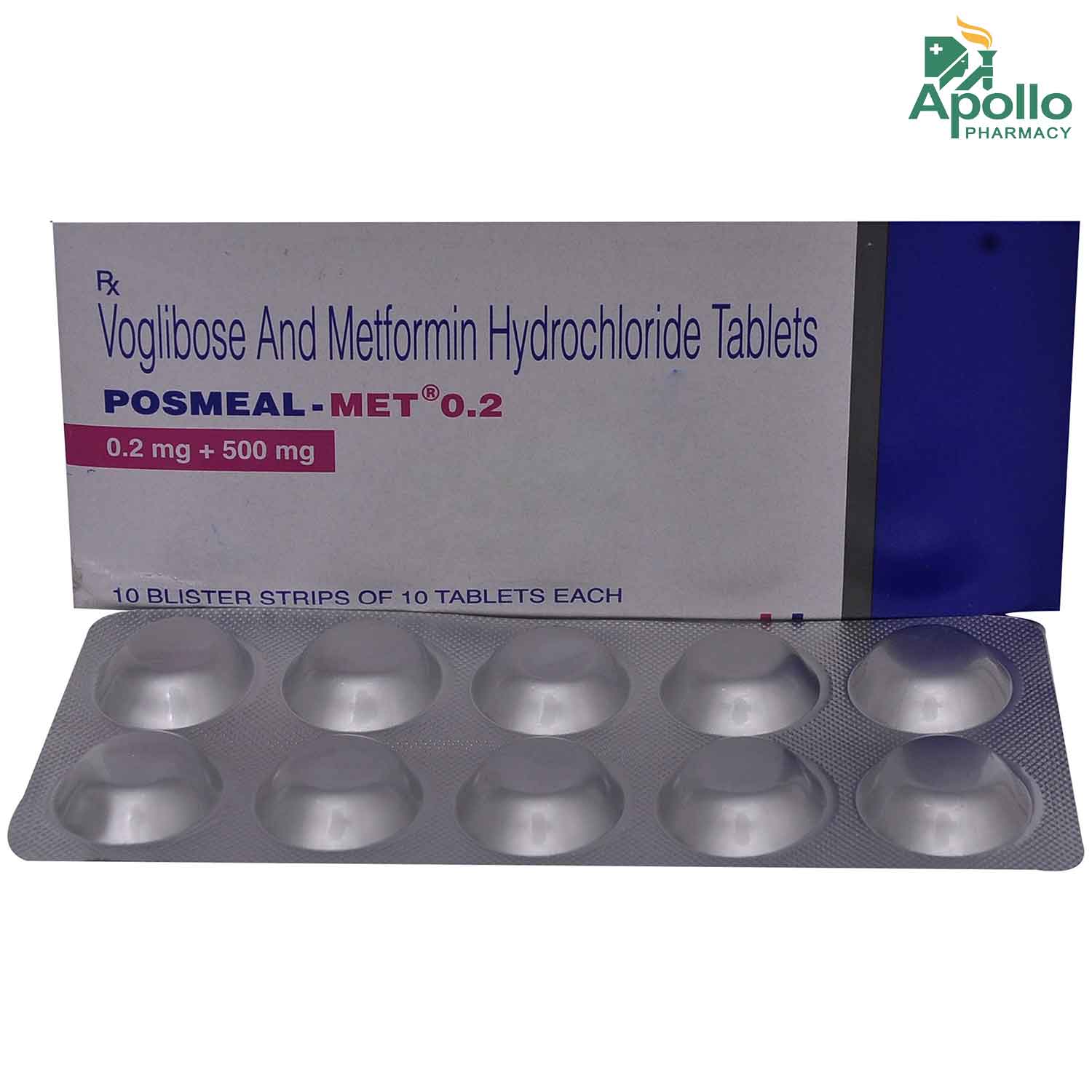 POSMEAL MET 0.2MG