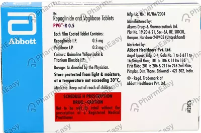 PPG R 0.5MG TAB