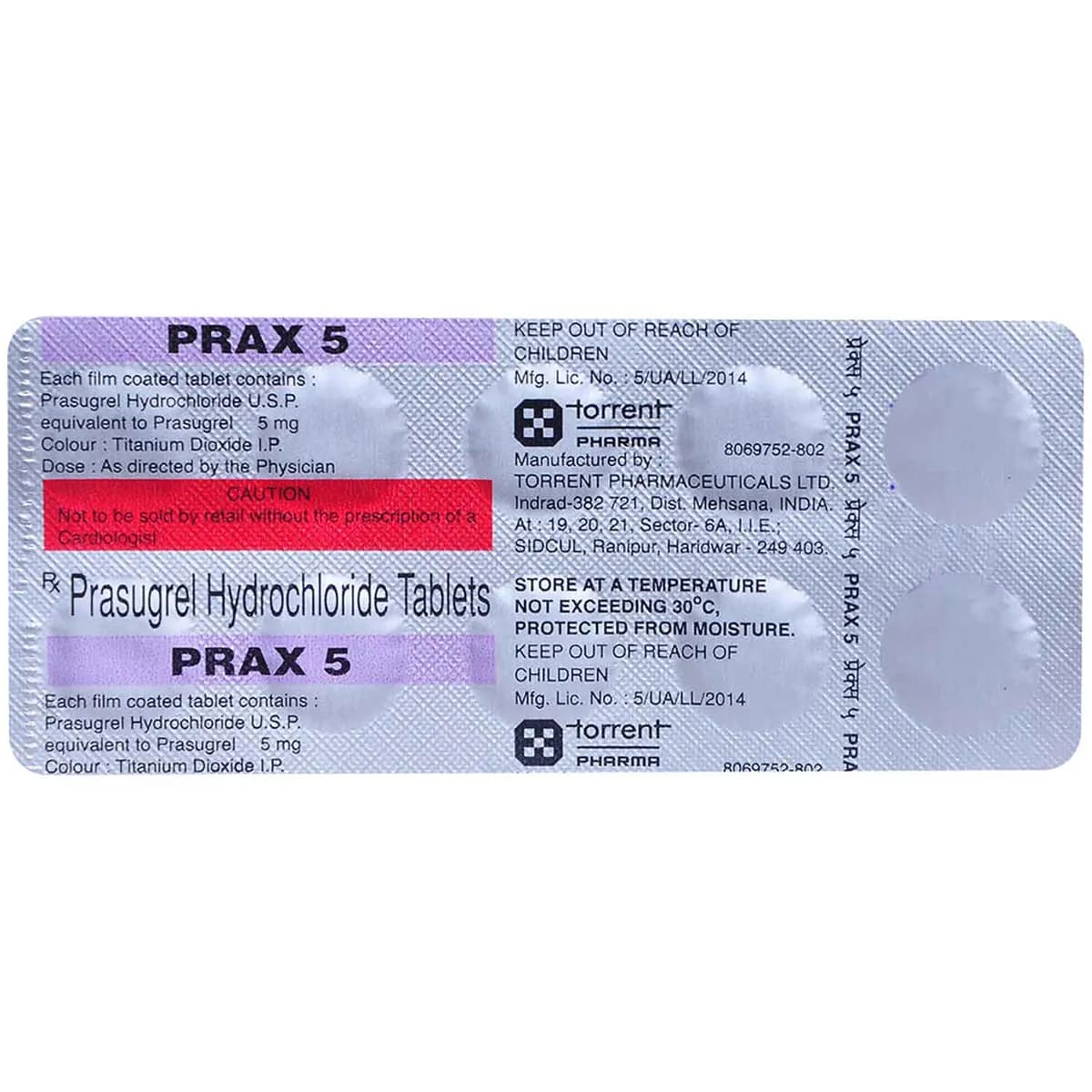 PRAX 5MG TAB