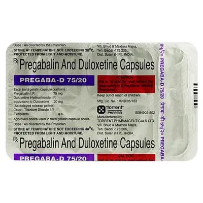 PREGABA-DM 75/20MG CAP