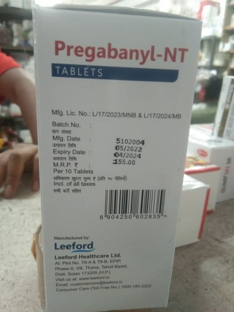 PREGABANYL-NT TAB