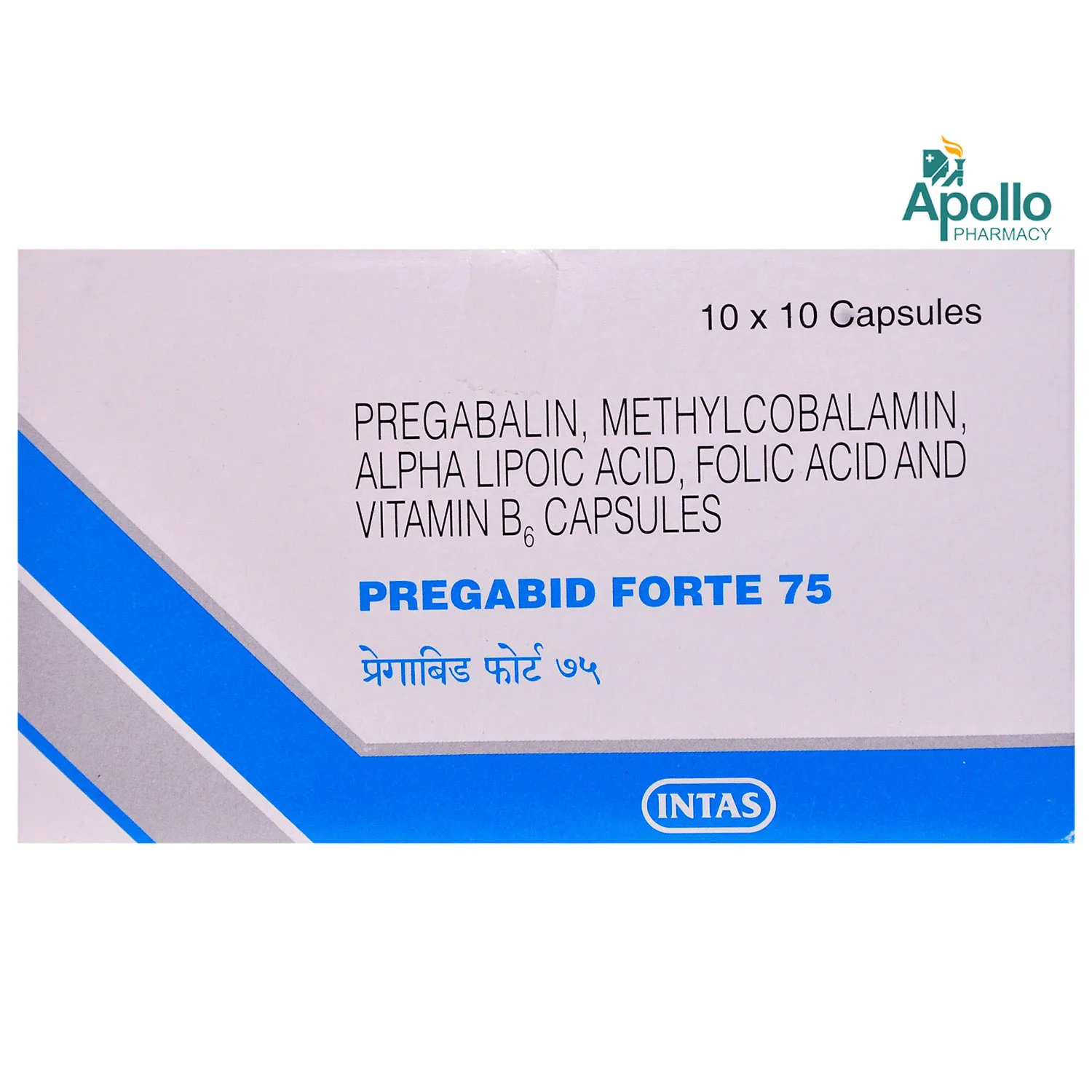 PREGABID FORTE 75 10`S