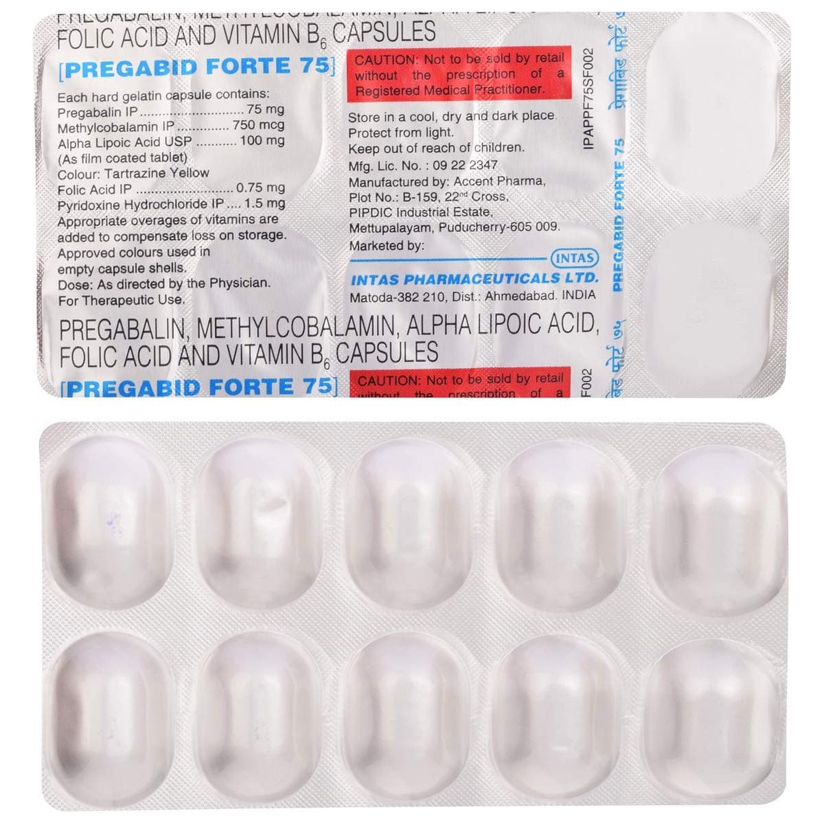 PREGABID FORTE 75