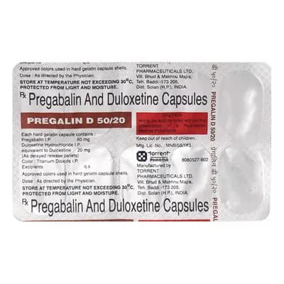 PREGALIN D 50/20 CAP
