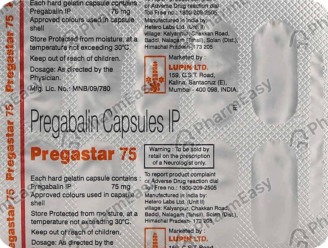 PREGASTAR PLUS SR 75MG TAB