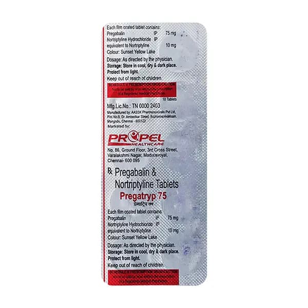 PREGATRYP 75MG TAB