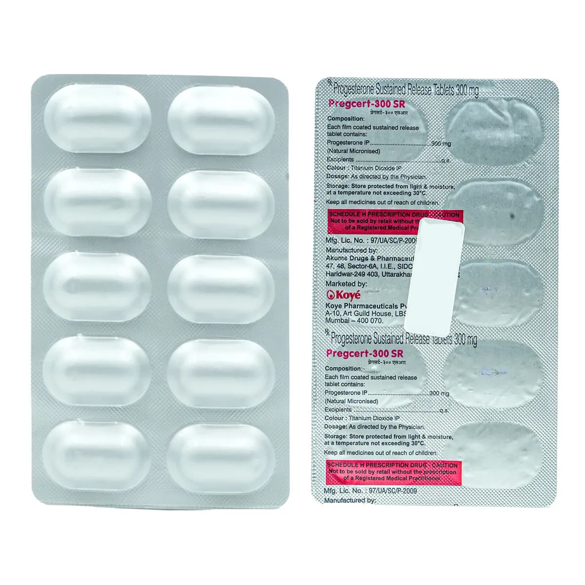 PREGCERT-300 SR TAB