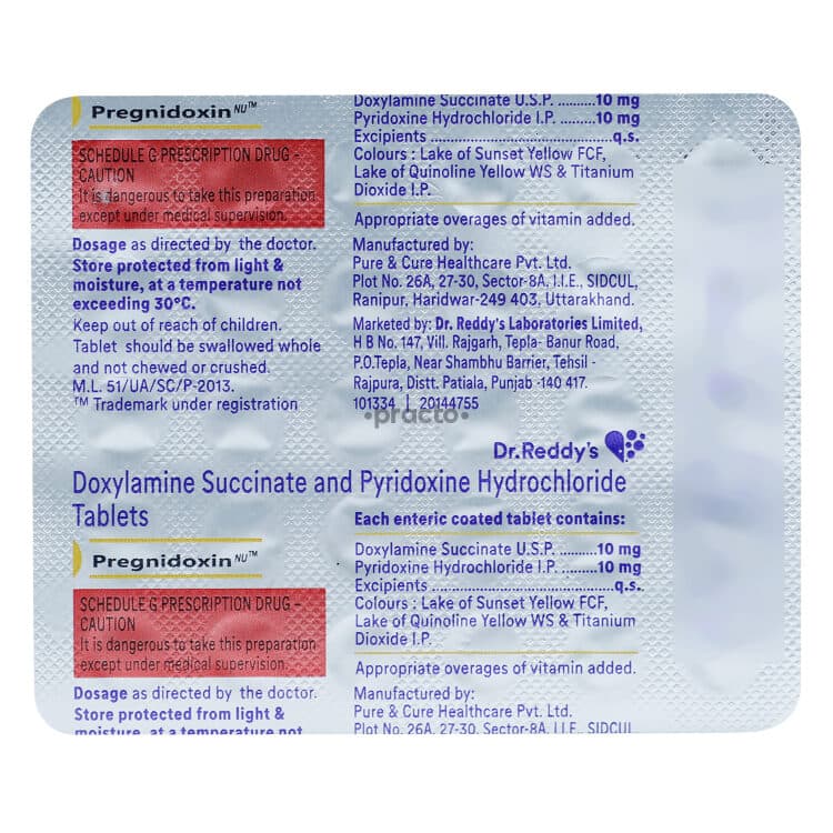 PREGNIDOXIN NU TAB