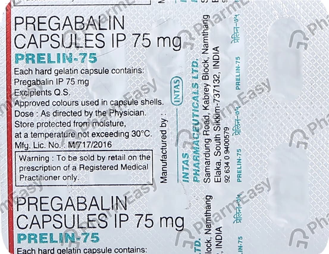 PRELIN 75 CAP 10`S