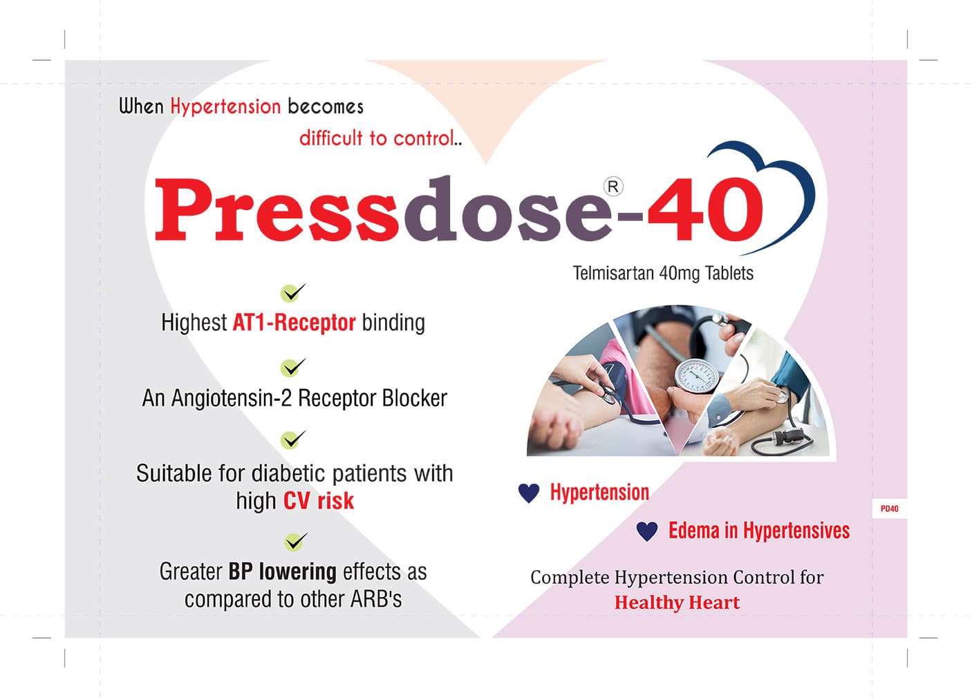 PRESSDOSE 40MG TAB
