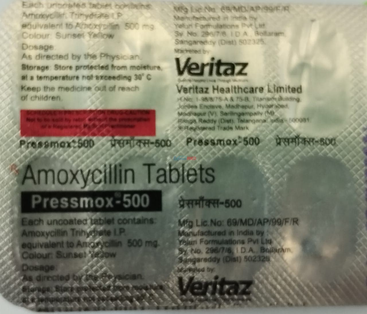 PRESSMOX 500MG TAB