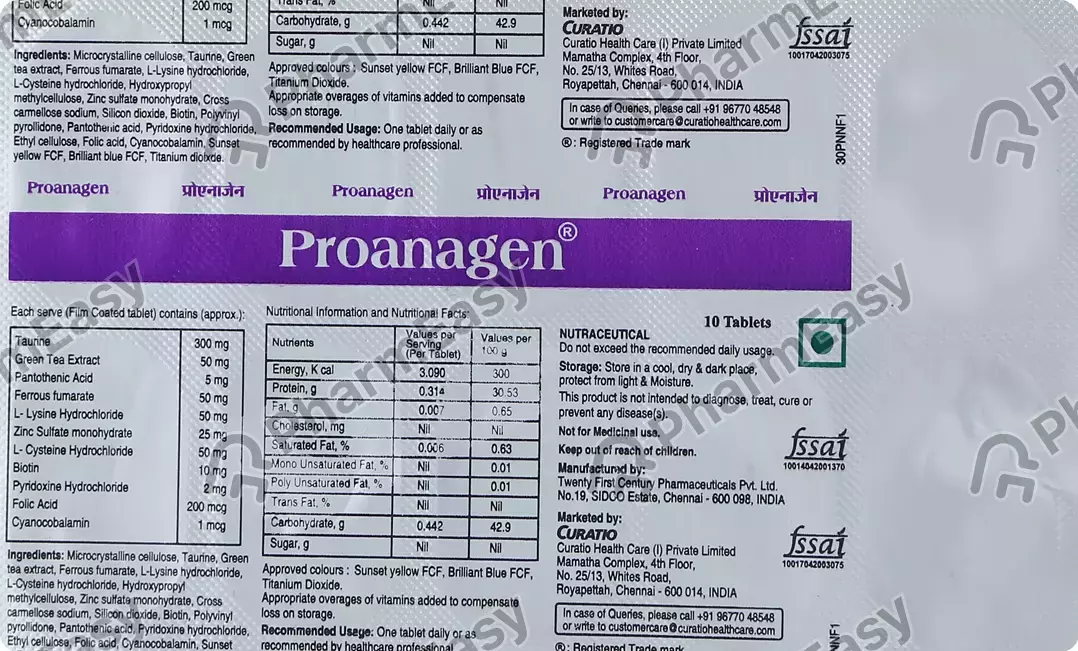 PROANAGEN TAB