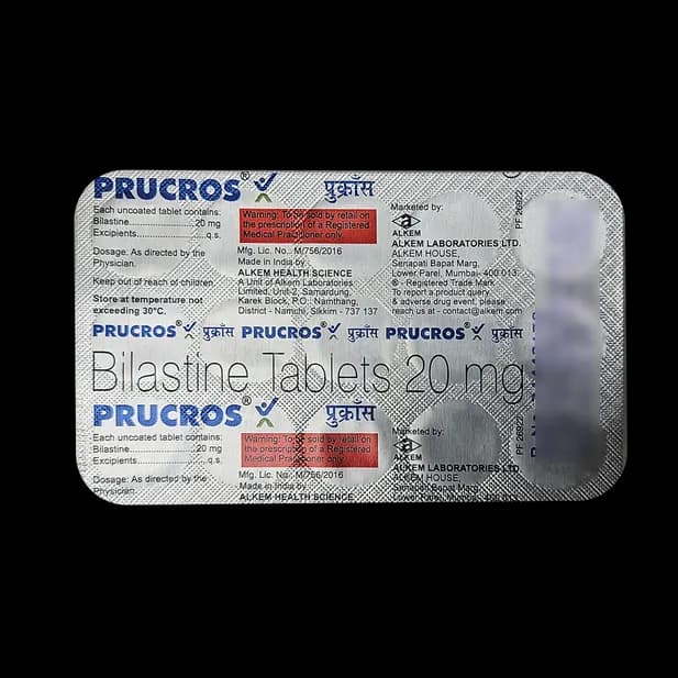 PRUCROS 20MG TAB 15`S