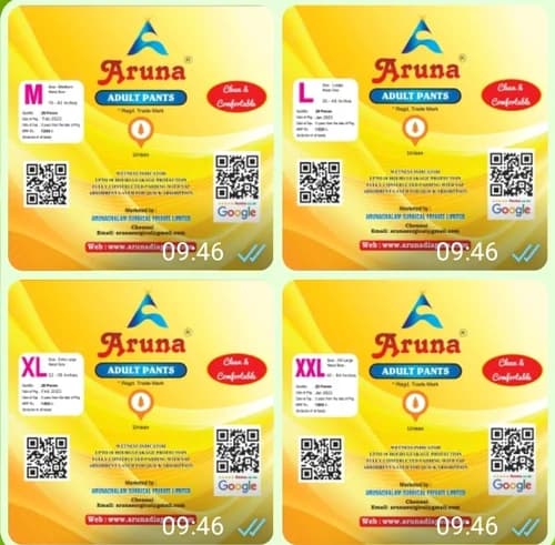 Pullup Adult Diaper Aruna Xl-89-120Cm