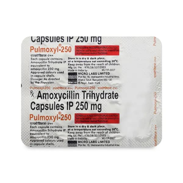 PULMOXYL-250MG 10`S