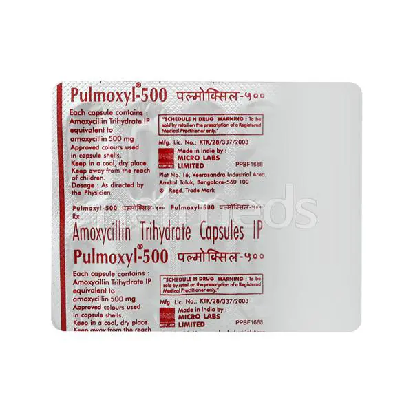 PULMOXYL-500MG 10`S