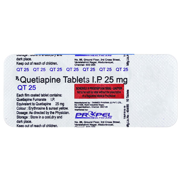 QT 25MG TAB
