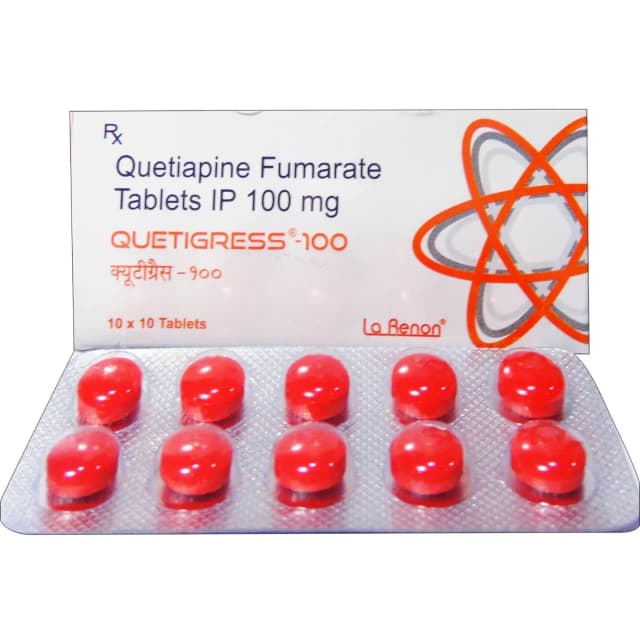 Quetigress 100MG Tab