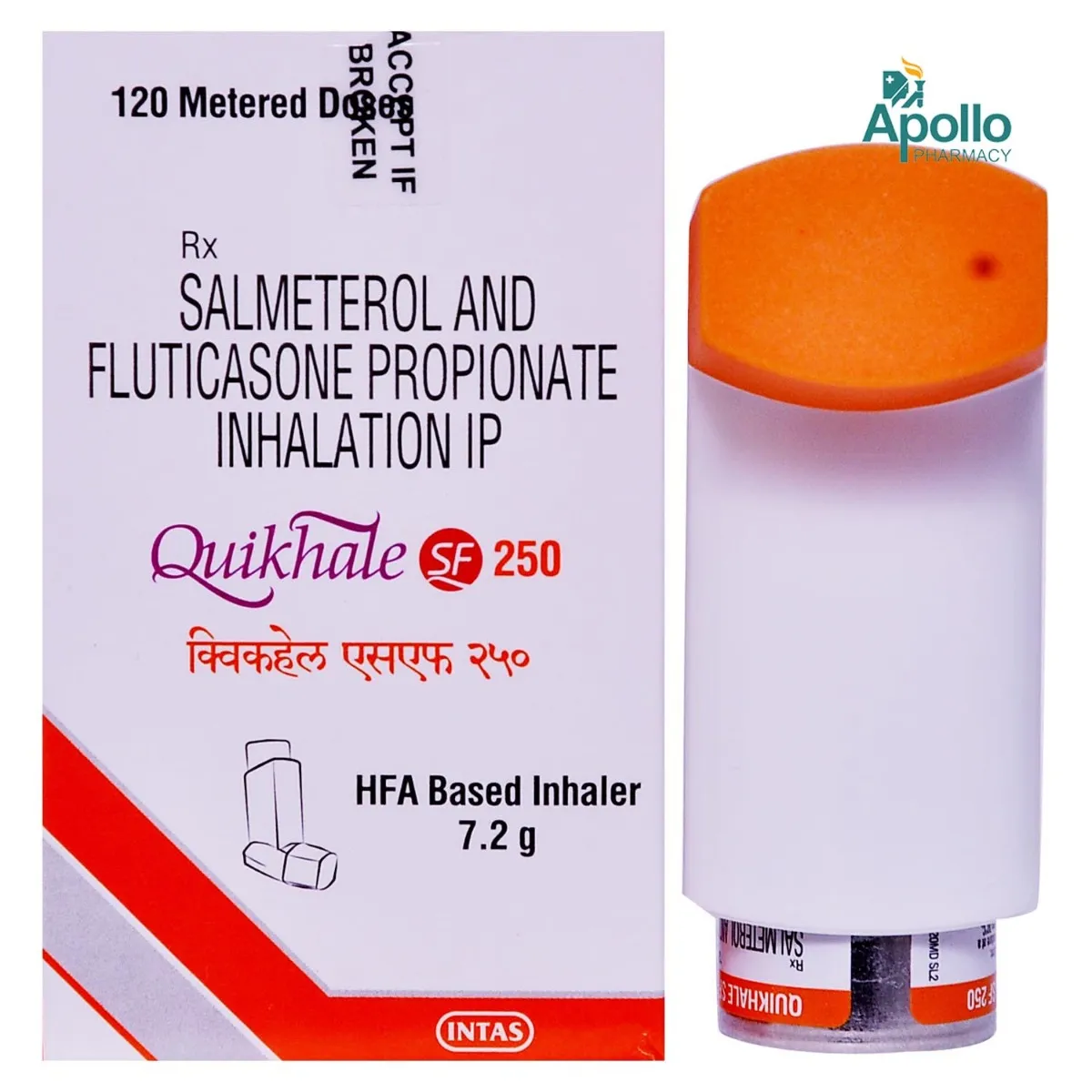QUIKHALE SF 250 INHALER