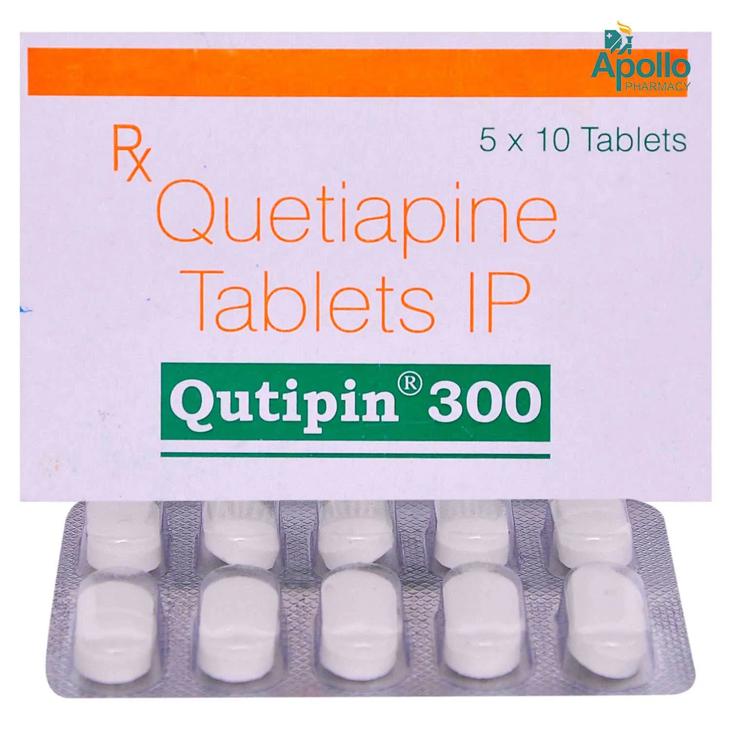 QUTIPIN 300MG TAB 10`S