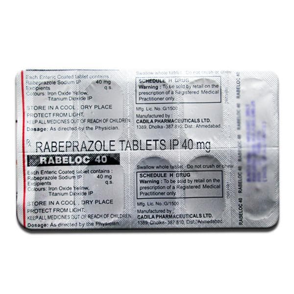 RABELOC 40MG TAB