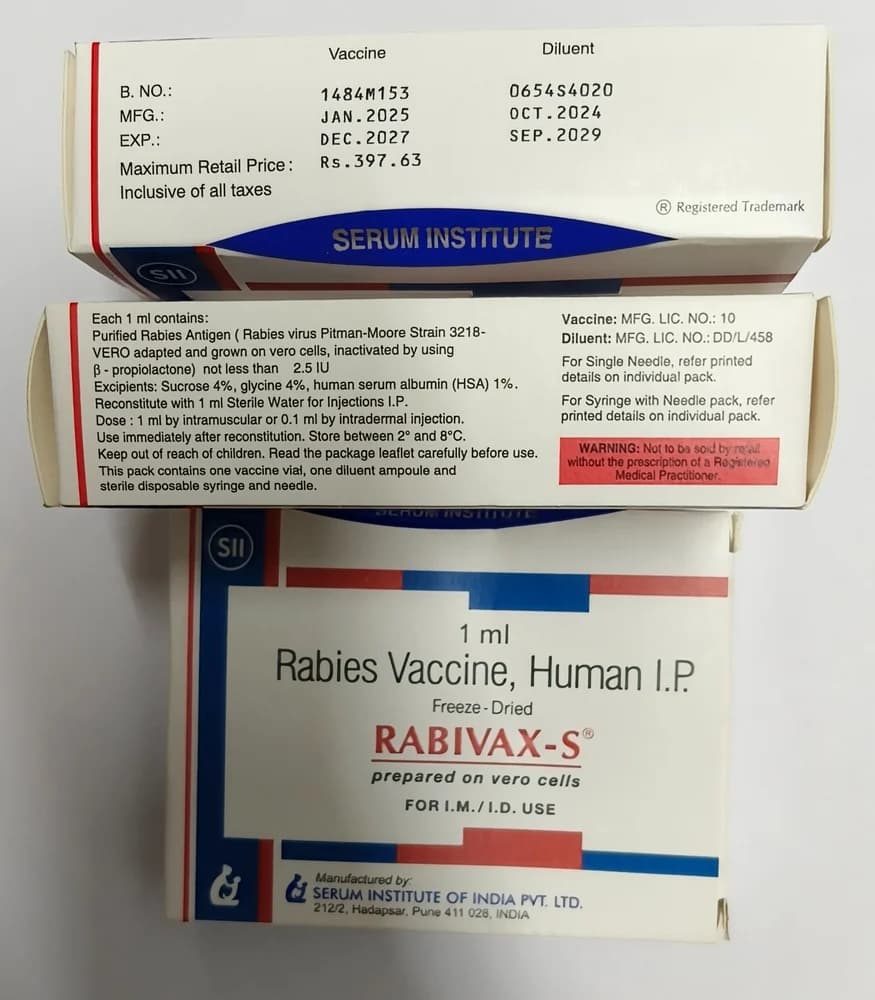 Rabivax S Vaccine