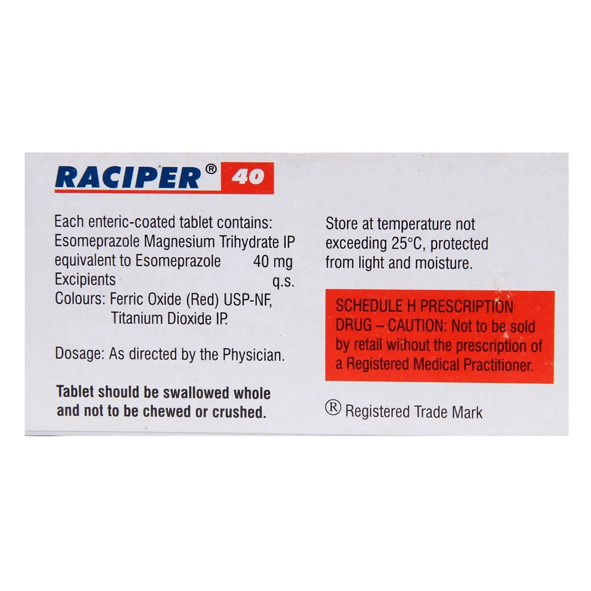 RACIPER-D 40MG