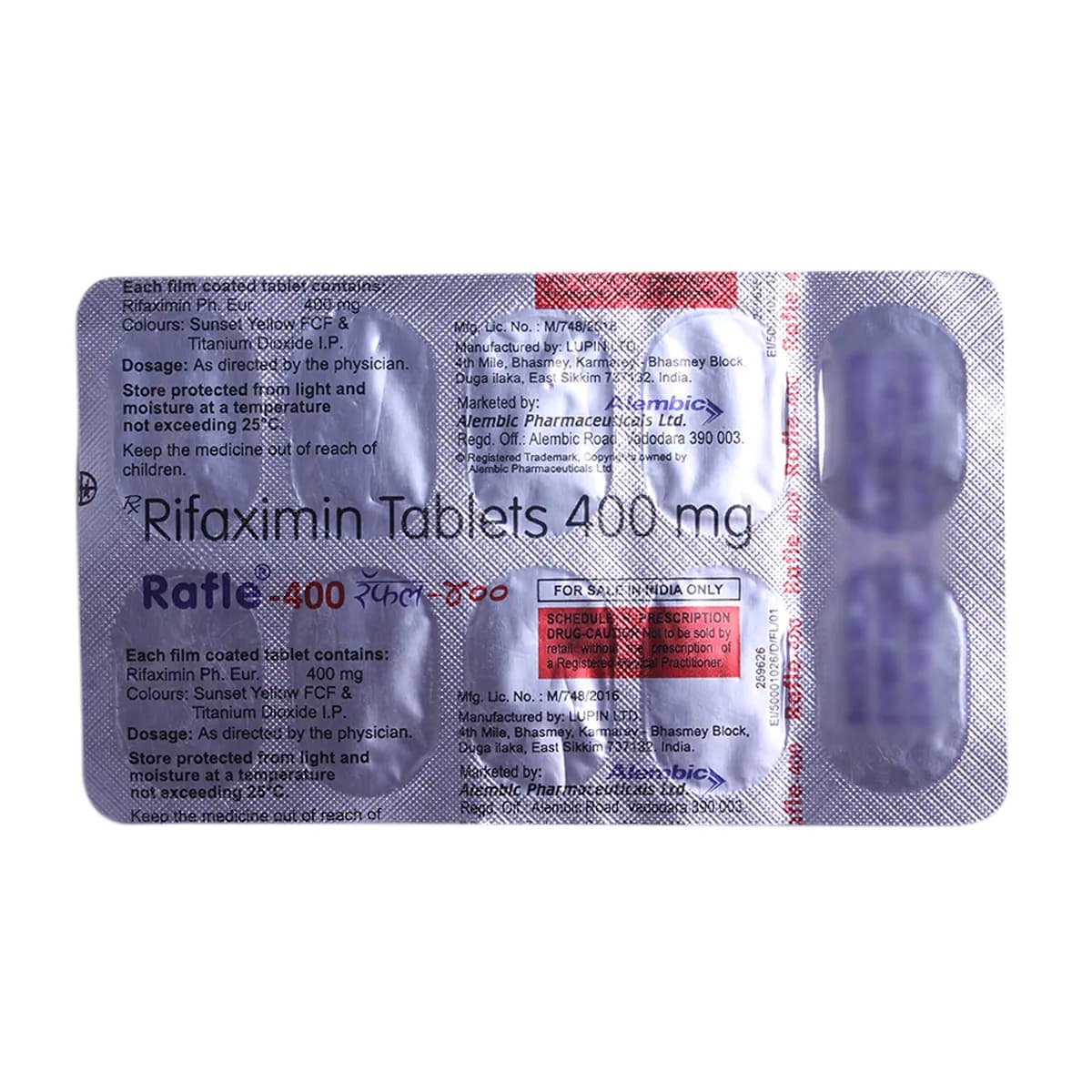 RAFLE 400MG TAB