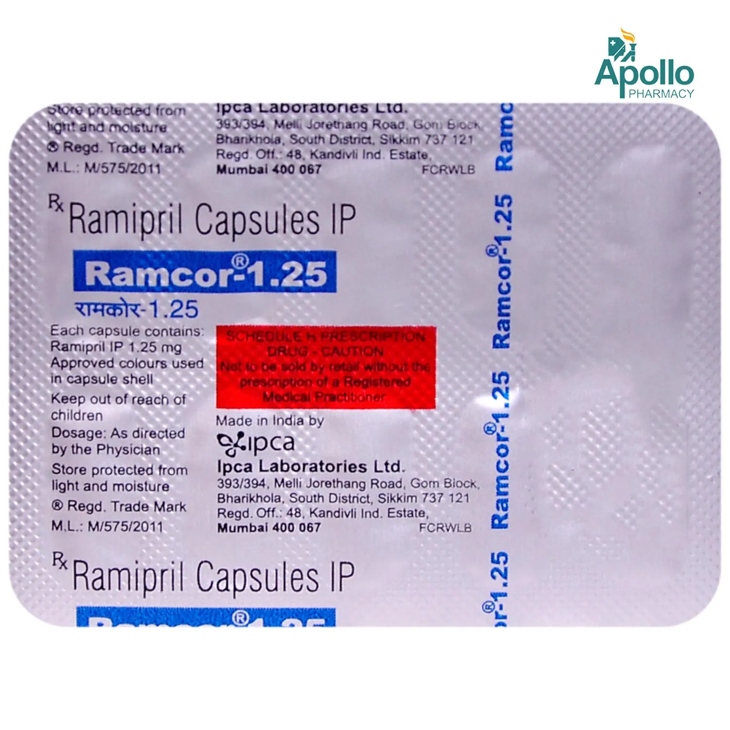 RAMCOR-1.25 CAP 10`S