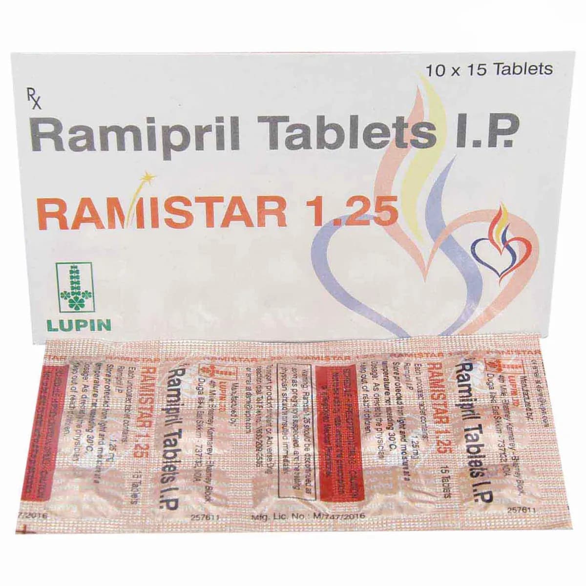 RAMISTAR 1.25MG TAB