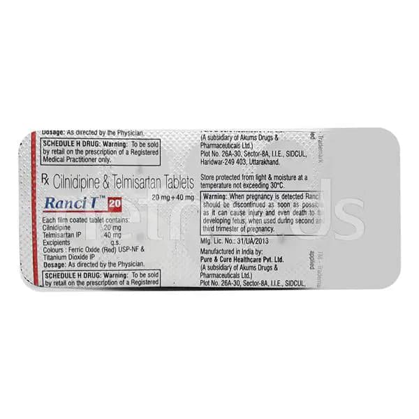 RANCI T 20MG TAB
