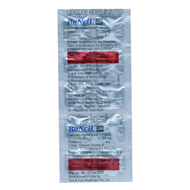 RANCIL 20MG TAB