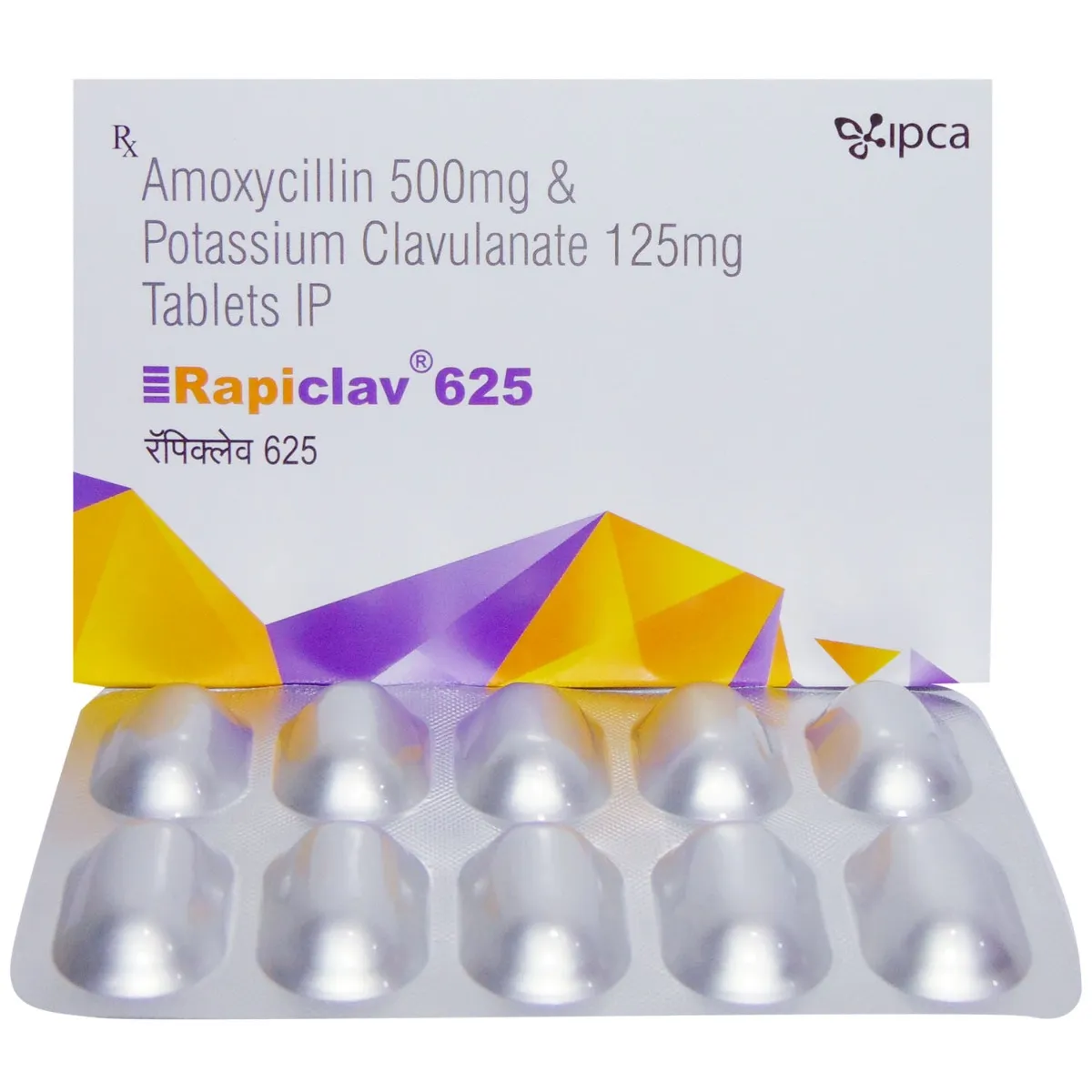 RAPICLAV 625MG TAB