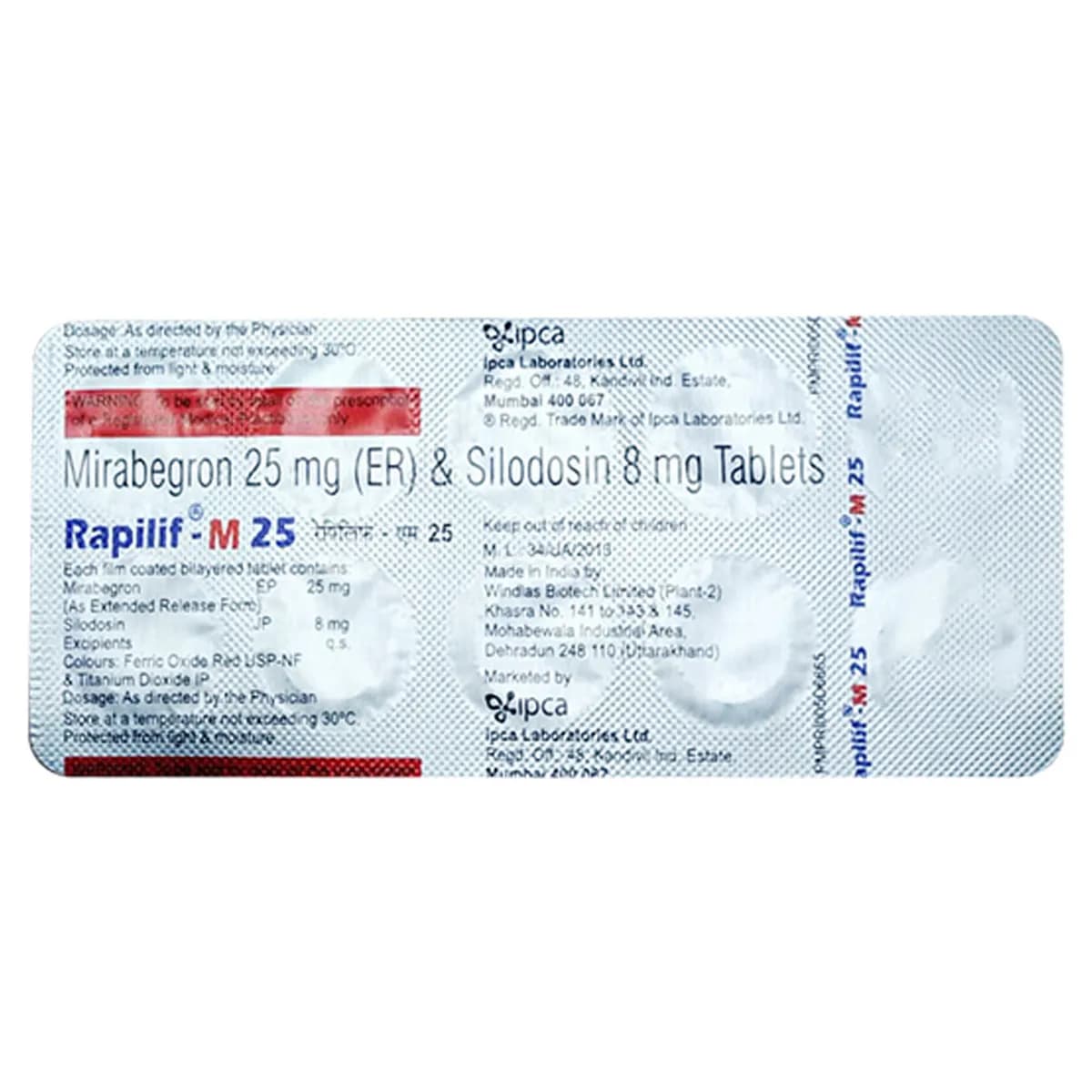 RAPILIF M 25MG COMBI TAB