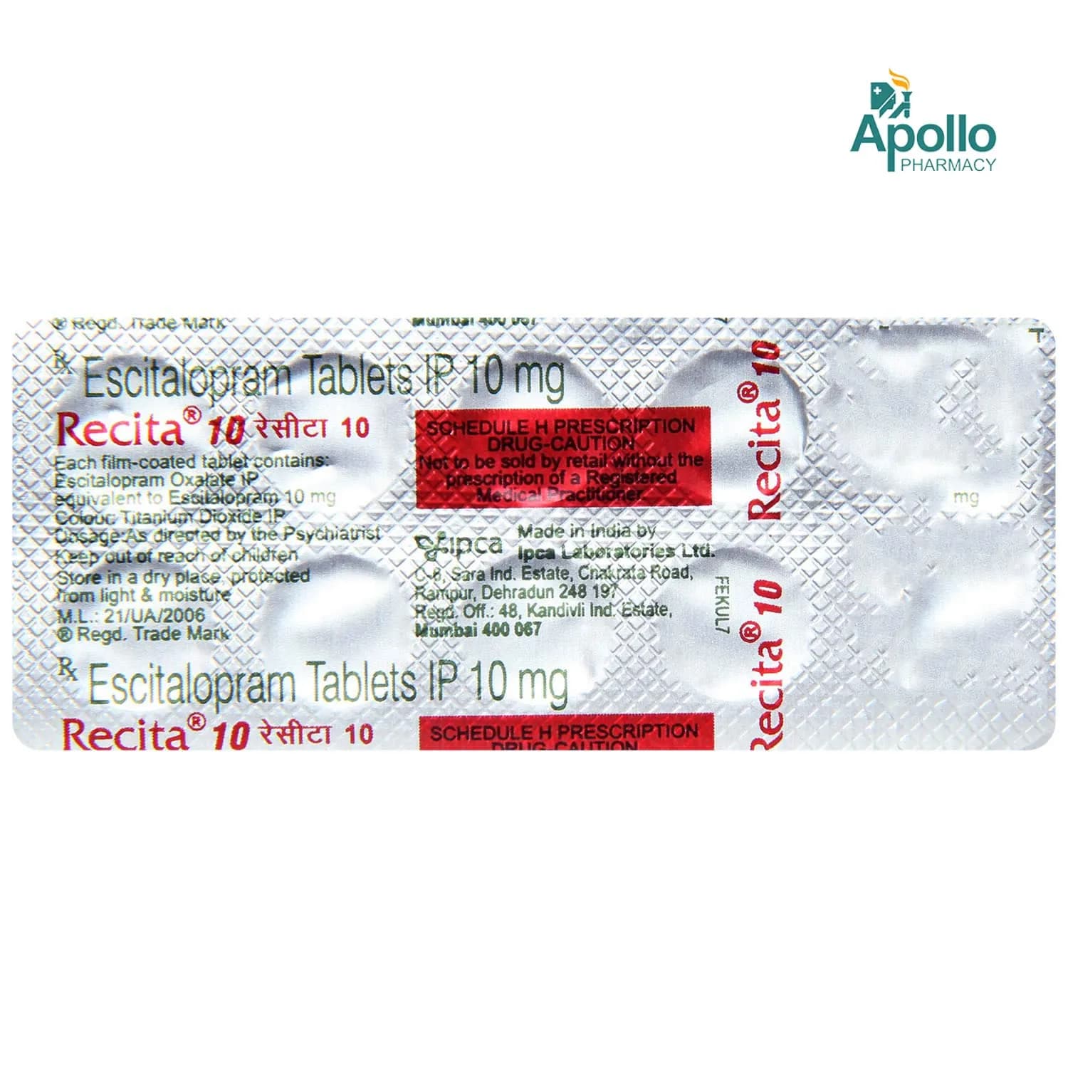 RECITA 10MG TAB
