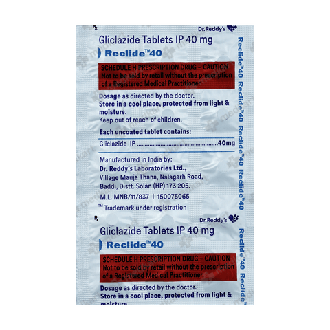 Reclide 40 Tablet