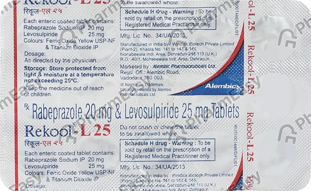 REKOOL L 25 TAB 15`S