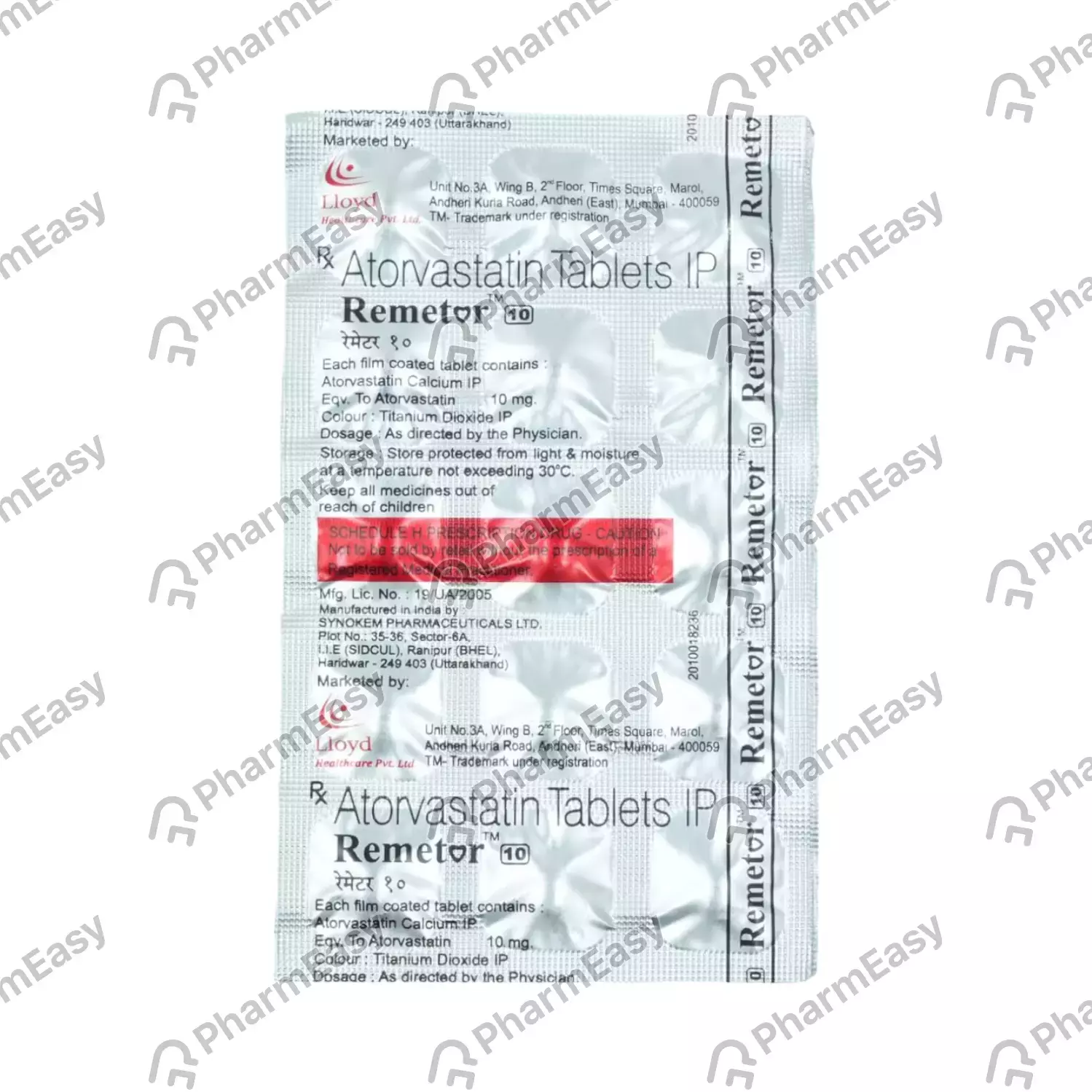 REMETOR 10MG TAB 15`S