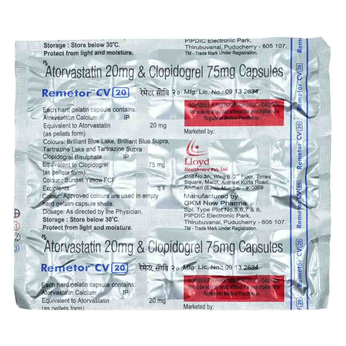 REMETOR 20MG TAB 15`S
