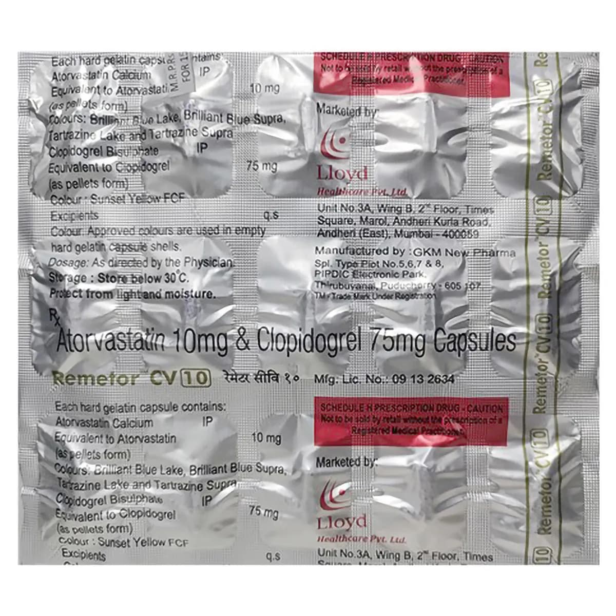 REMETOR CV 10 TAB 15`S