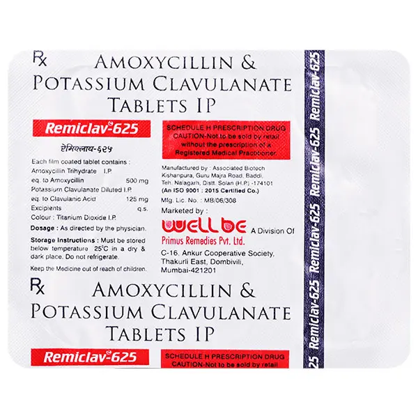 REMICLAV 625 TAB